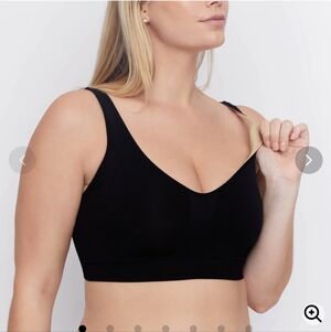Underoutfit Women's 452 Reversible Bralette Black Sand M